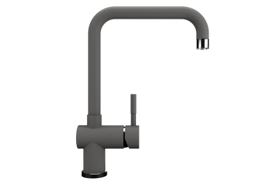 Смеситель ULGRAN Quartz UQ-023 однорычажный с высоким поворотным изливом-09 Асфальт 400_400_3055837